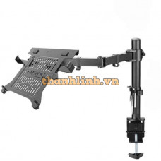 Combo Giá Treo Màn Hình Ergotek EZ1 - Kẹp Đỡ Laptop North Bayou FP2 (10-17inch)